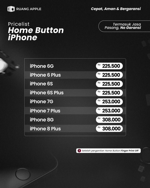 Ganti Home Button iPhone